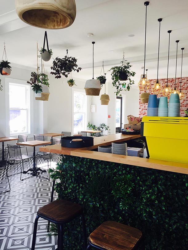 The Botanist plant based cafe & restaurant in Lyall Bay